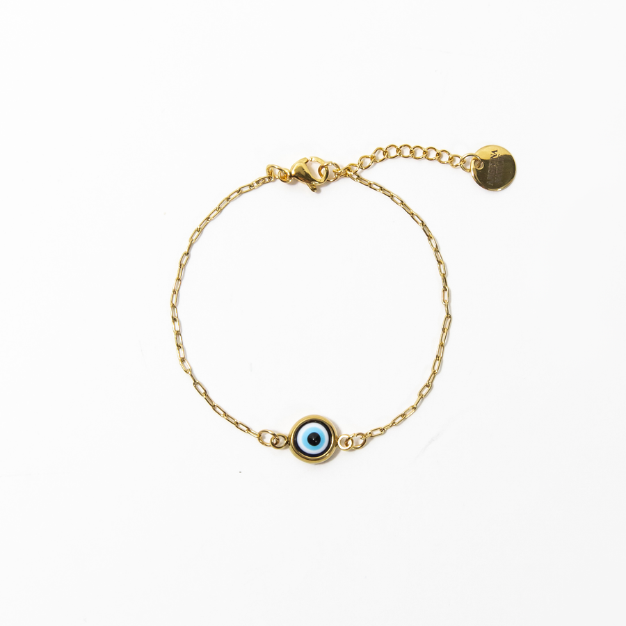 Alessi Evil Eye Bracelet in Gold