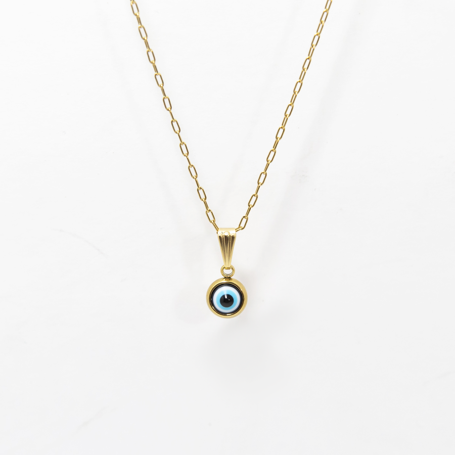 Alessi Evil Eye Necklace in Gold