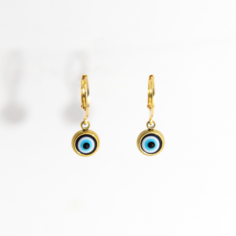 Alessi Evil Eye Earrings in Gold
