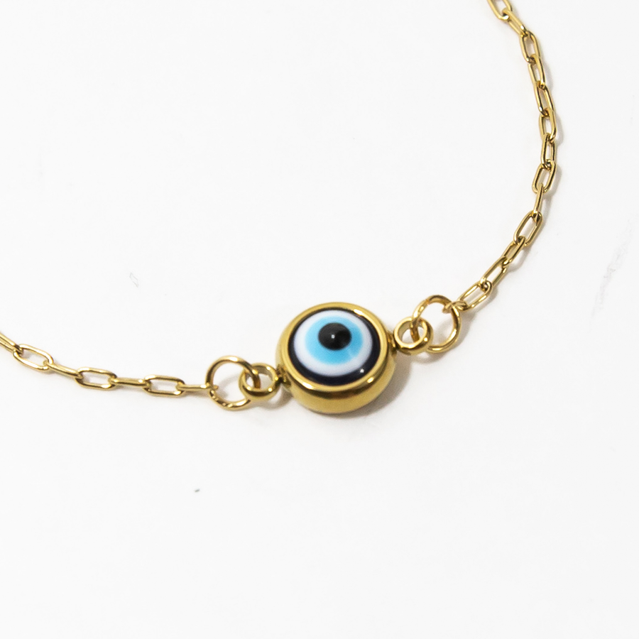 Alessi Evil Eye Bracelet in Gold