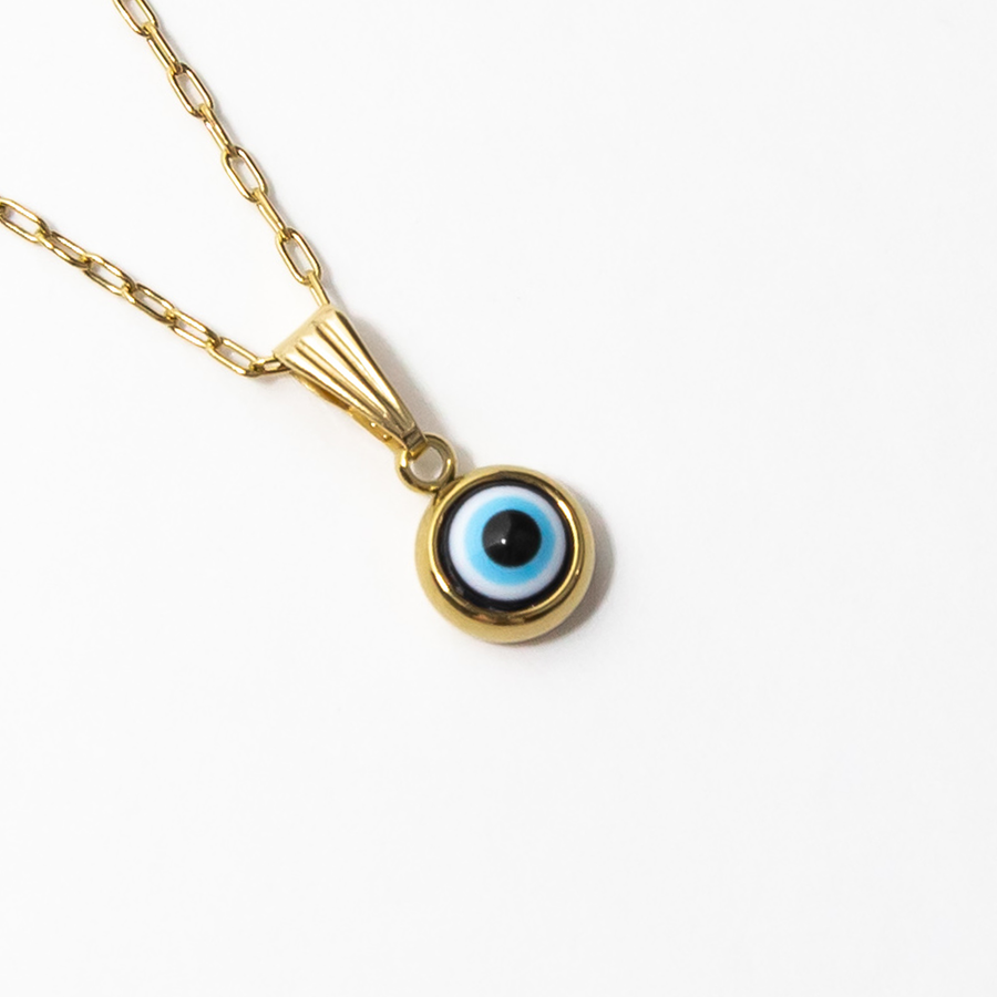 Alessi Evil Eye Necklace in Gold