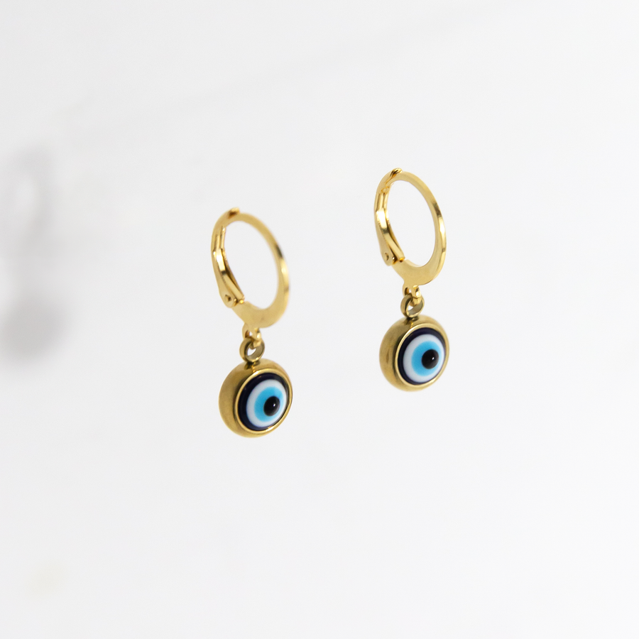 Alessi Evil Eye Earrings in Gold