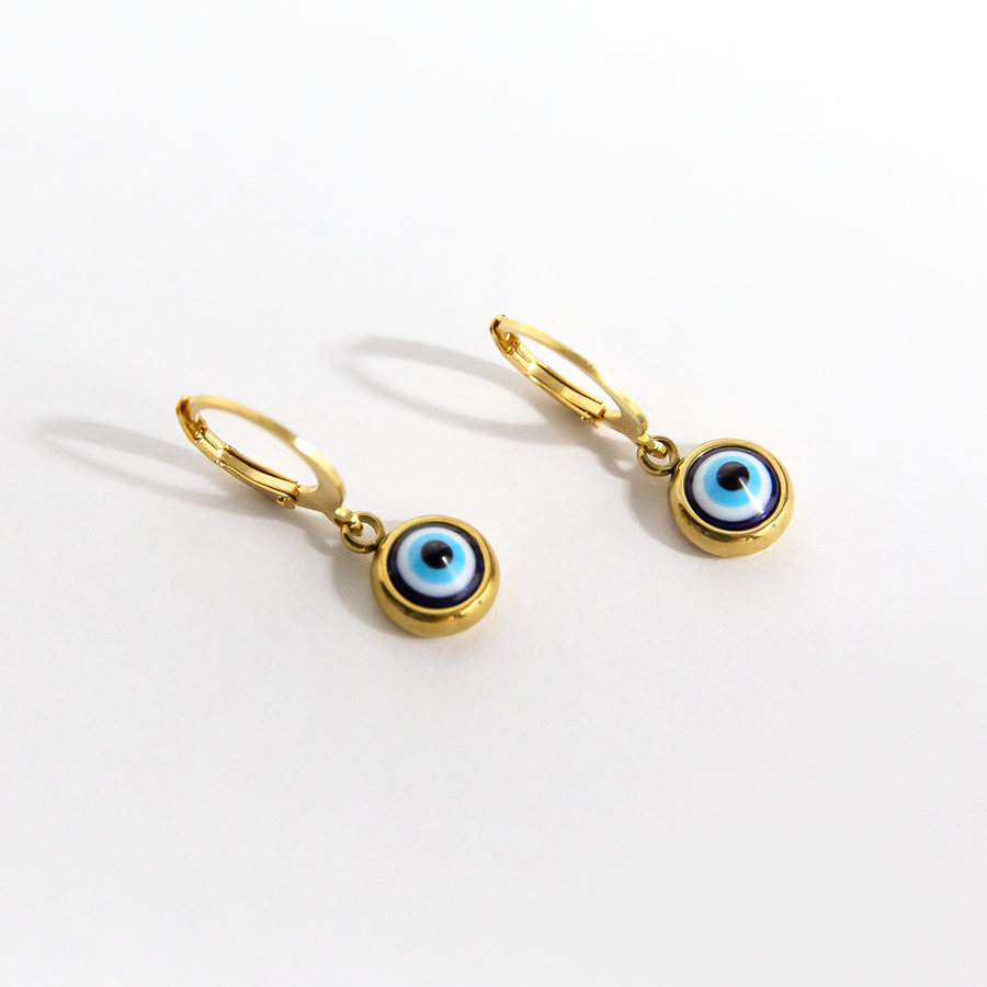 Alessi Evil Eye Earrings in Gold
