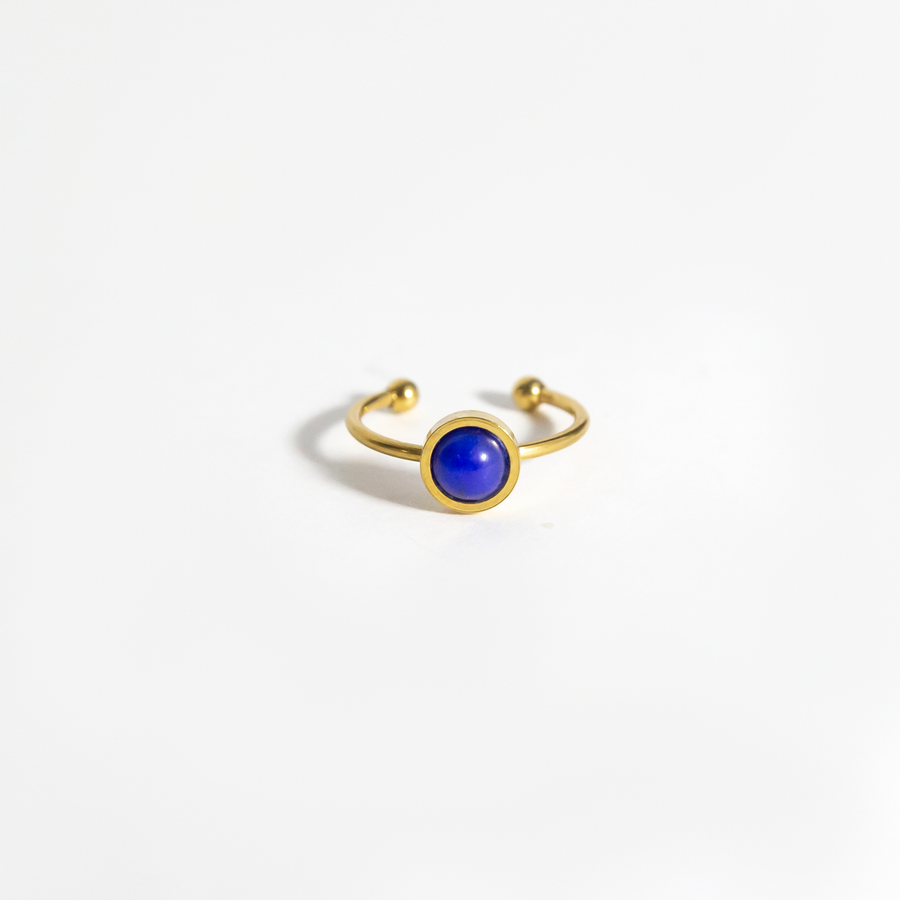 Cetara Blue Jade Ring