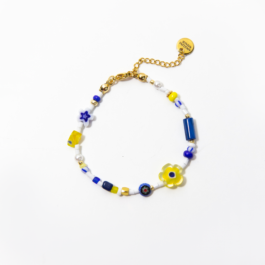 Cetara Millefiori Beaded Bracelet