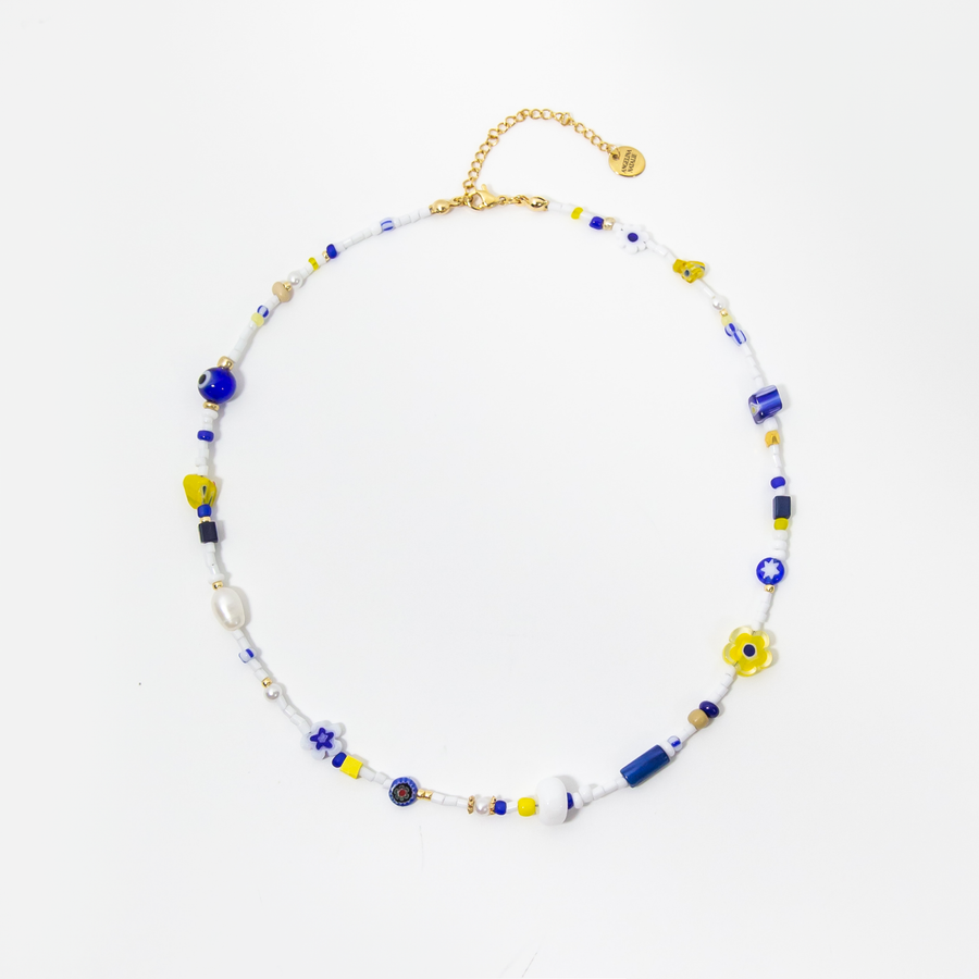 Cetara Millefiori Beaded Necklace