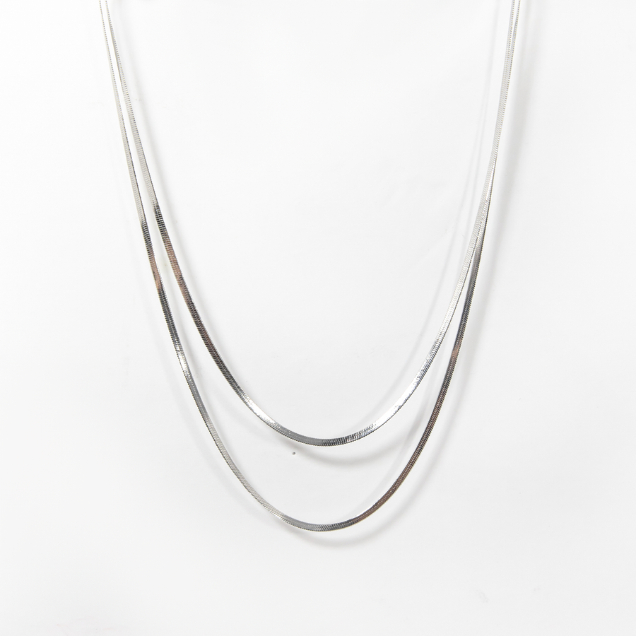 Grazia Silver Snake Chain