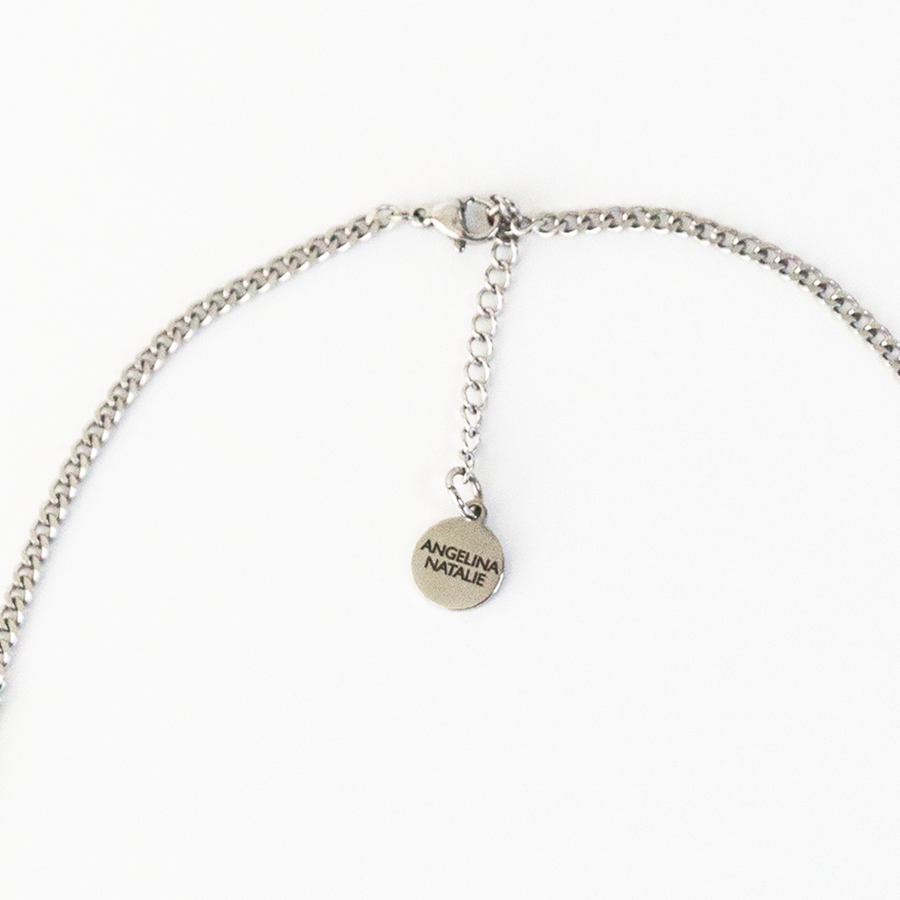 Junonia Silver Butterfly Curb Chain Necklace