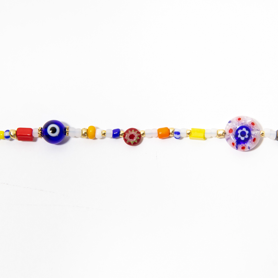 Positano Millefiori Beaded Bracelet