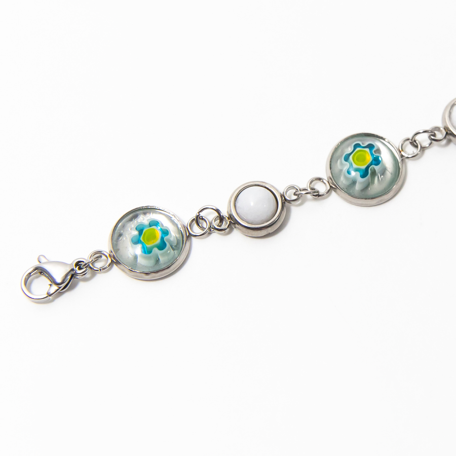 Sorrento Floral Millefiori Bracelet