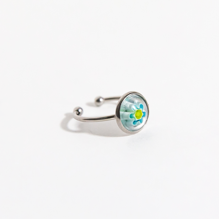 Sorrento Floral Millefiori Ring