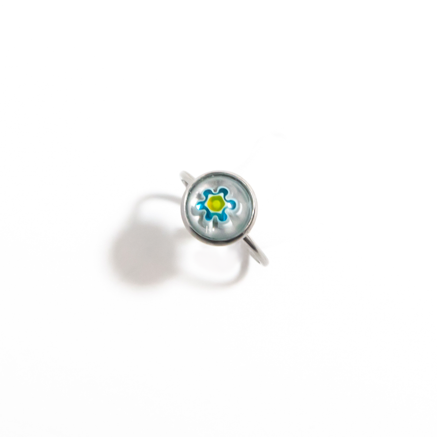 Sorrento Floral Millefiori Ring