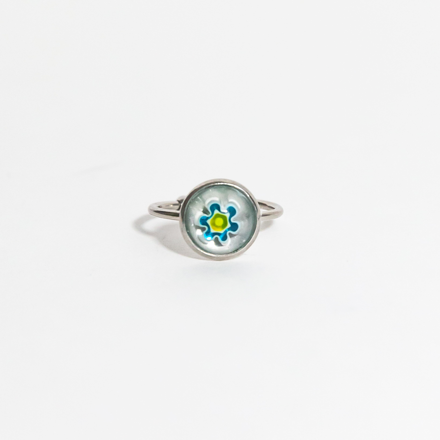 Sorrento Floral Millefiori Ring