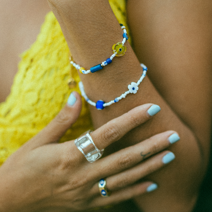 Cetara Millefiori Beaded Bracelet