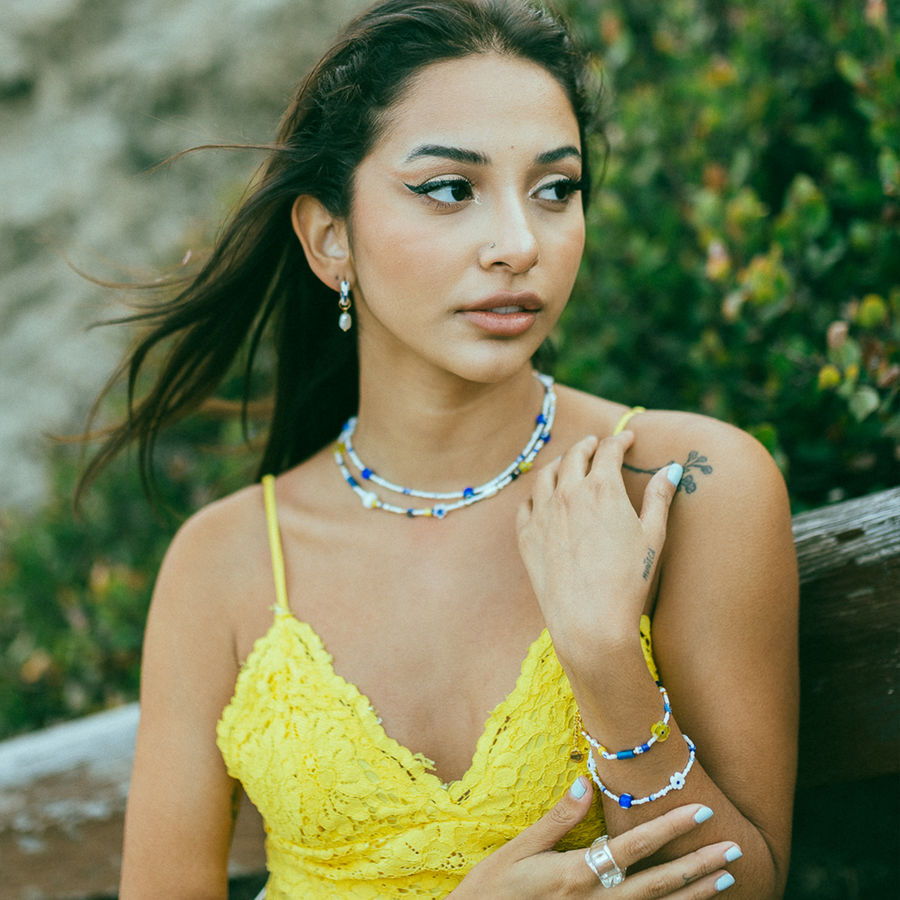 Cetara Millefiori Beaded Bracelet