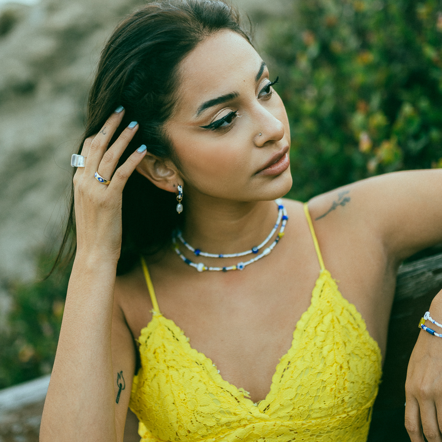 Cetara Millefiori Beaded Necklace