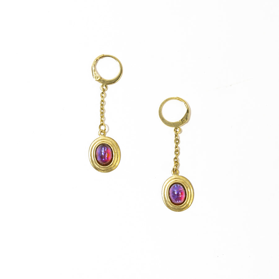 Dragons Breath Stone Drop Earrings