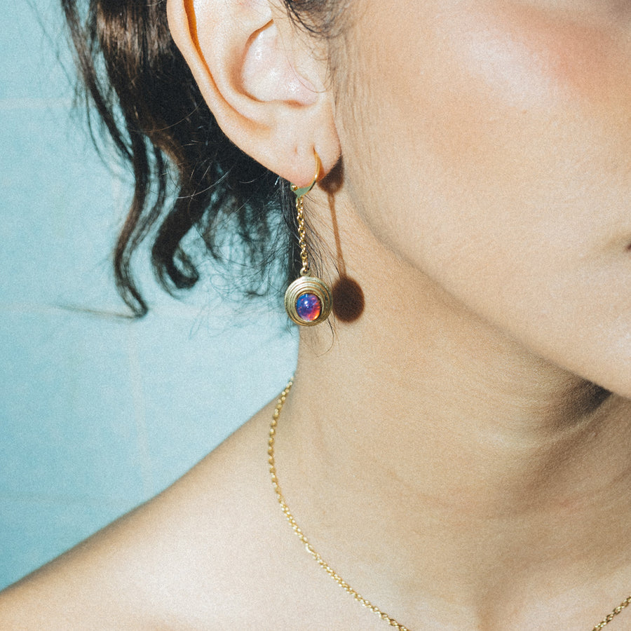 Dragons Breath Stone Drop Earrings