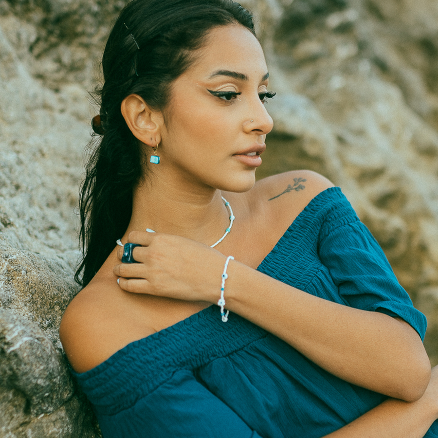 Furore Millefiori Beaded Bracelet