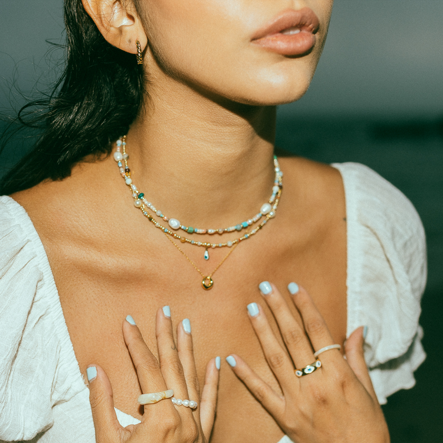 Aurora Necklace in Gold