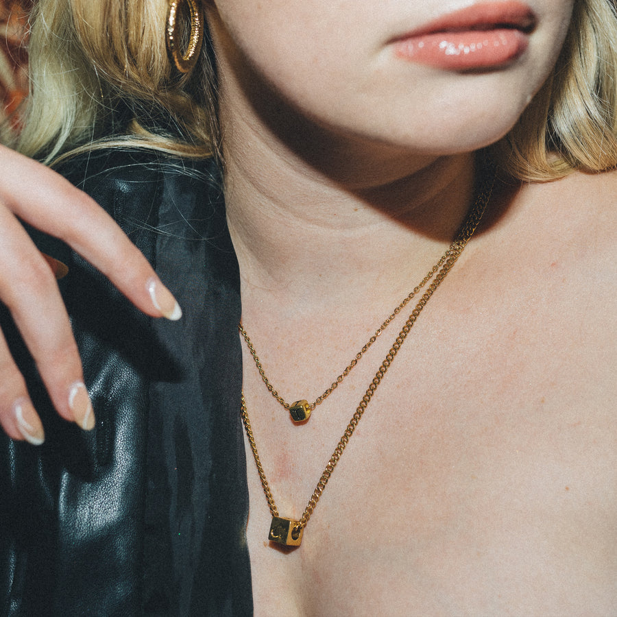 Suits Chain Necklace in Gold